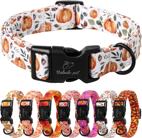 Miniatura 16 de Lindo Collar de Corduroy para Perro - Collar Ajustable Negro para Perros Pequeños de 4-10lbs, Resistente al Desvanecimiento con Cierre Seguro