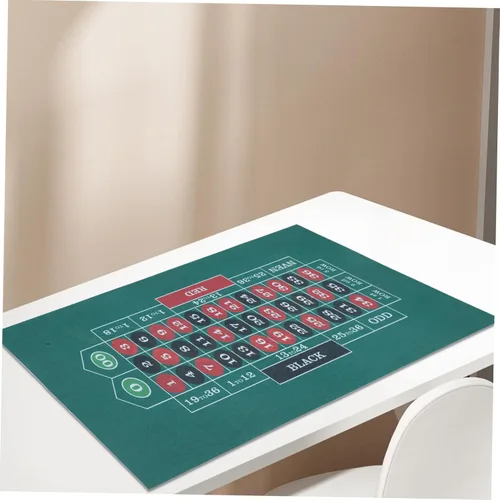 Miniatura 6 de PRETYZOOM Tapete de mesa plegable impermeable con superficie de fieltro de doble cara para un juego suave, adecuado para reuniones familiares