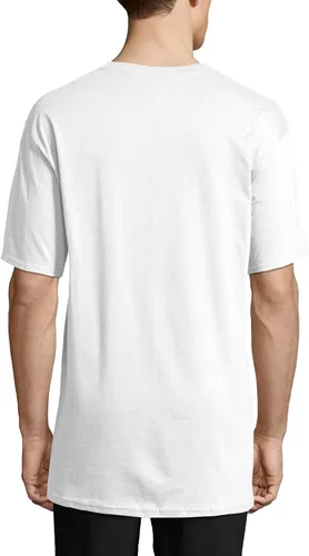 Miniatura 3 de Hanes Beefy-T Camiseta para hombre, camiseta de algodón pesado, paquete de 1 o 2, tallas grandes y altas disponibles