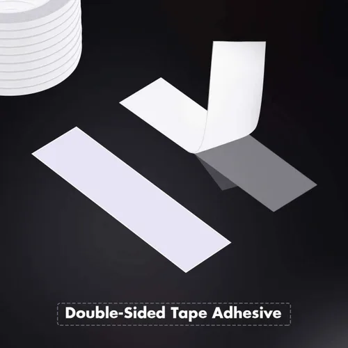 Miniatura 5 de cridoz Cinta adhesiva de doble cara, 9 rollos de cinta adhesiva de doble cara para hacer tarjetas, álbumes de recortes, manualidades y suministros