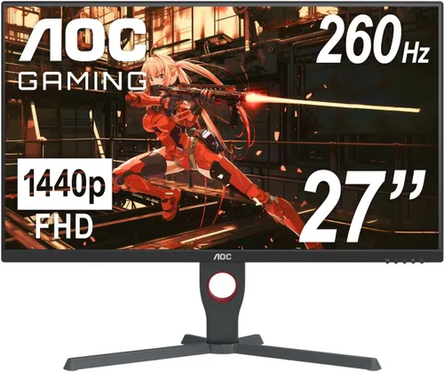 Miniatura 9 de AOC C27G4H Monitor de juegos curvo de 27", FHD 1080p, 180Hz, sincronización adaptativa, altura ajustable, garantía de 3 años sin píxeles muertos