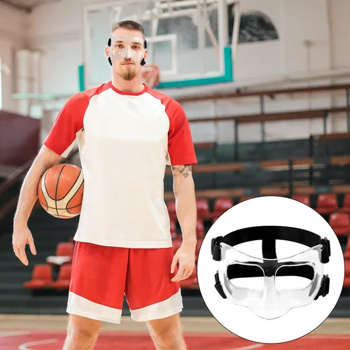 Miniatura 7 de Nose Guard for Broken Nose, Adjustable Face Shield Mask with Pads Sports Face Mask Protector for Adults and Teens Basketball Soccer Sports