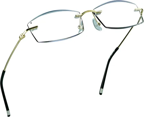 Miniatura 20 de LifeArt Gafas de lectura con bloqueo de luz azul, anti rayos azules, reducen la fatiga ocular, marco sin montura con diamante elegante