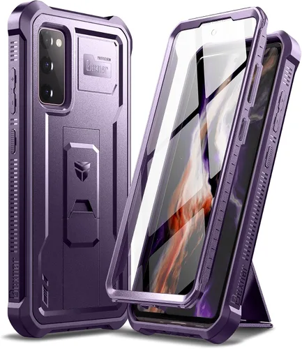 Miniatura 11 de Dexnor Funda para Samsung Galaxy S20 FE, [Protector de Pantalla y Soporte Integrados] Protección de Grado Militar de Servicio Pesado a Prueba