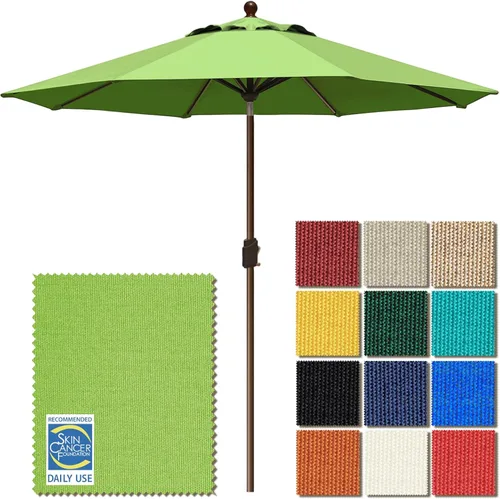 Miniatura 56 de EliteShade USA Sombrilla de Mercado de 9 Pies con Garantía de 10 Años Sin Decoloración, Sombrilla de Patio, Sombrilla de Mesa para Exteriores