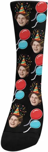 Miniatura 95 de Artsadd Calcetines personalizados para mujeres y hombres, amantes de los perros y gatos, regalos divertidos unisex personalizados