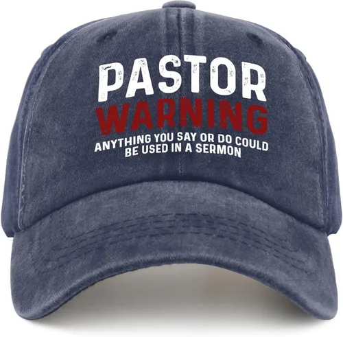 Miniatura 21 de Regalos de agradecimiento para pastores, regalos para pastores para hombres, sombrero de advertencia para pastor, gorra de advertencia para pastor