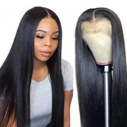 Miniatura 8 de Ali Pearl Peluca de cabello humano ondulado profundo de 13 x 4 con encaje frontal para mujeres negras, peluca de encaje virgen brasileño Densidad