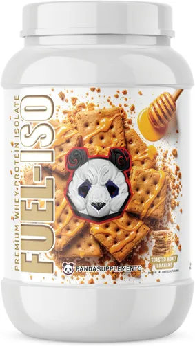 Miniatura 5 de Underground Bio Labs Panda Supps - Panda Fuel ISO Premium 100% aislado de proteína de suero para hombres y mujeres con 0.88 onzas de proteína y 0.00