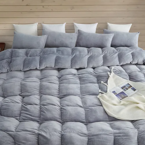 Miniatura 2 de Byourbed Boi He Thick® - Juego de edredón Coma Inducer® Alaskan King, color gris plateado