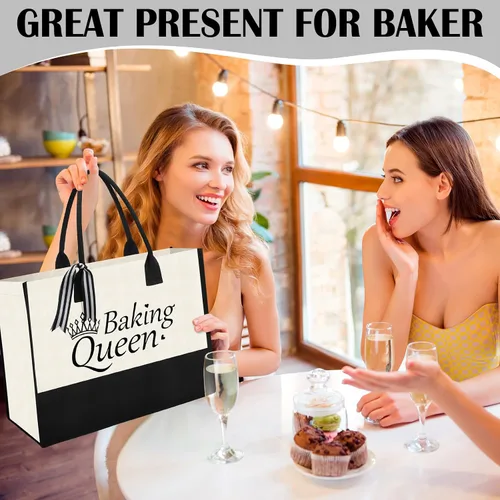 Miniatura 6 de Juego de 6 Piezas de Regalos de Repostería Navideña, Divertidos Regalos de Panadero para Mujeres, Regalos de Cumpleaños para Mamá, Hermana, Esposa
