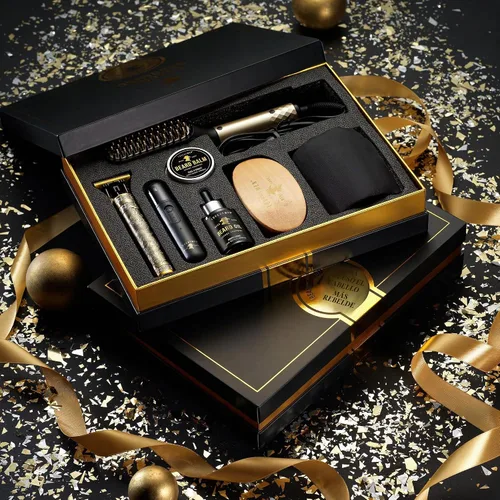 Miniatura 7 de Kit de aseo para barba, ideas de regalo para el día del padre para marido, regalos de papá para el día del padre, recortadora de barba, recortadora