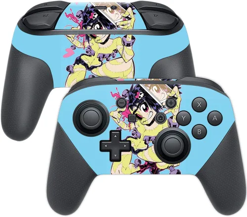 Miniatura 18 de MightySkins Skin compatible con Nintendo Switch Pro Controller - Alien Battle Funda protectora de vinilo duradera y única Fácil de aplicar