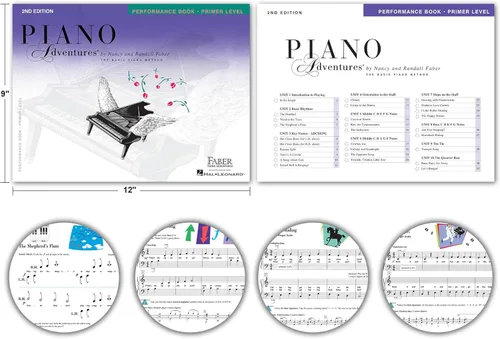 Miniatura 3 de Paquete de nivel inicial de Piano Adventures 2ª edición por Nancy Faber - Conjunto de libros de lecciones, teoría, rendimiento, técnica y arte