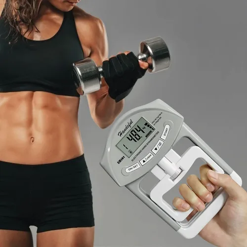 Miniatura 6 de Handeful Probador de fuerza de agarre, dinamómetro digital para medición de mano, captura automática electrónica de antebrazo y dedo de potencia