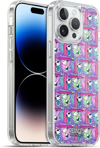 Miniatura 167 de Head Case Designs Peanuts Tropical Surf Snoopy Aloha Disco Gel Funda con licencia oficial [protección de grado militar] compatible con Apple iPhone