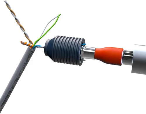 Miniatura 2 de La herramienta Untwist Tool PRO-COMBO separa rápidamente CAT5e, CAT6, CAT6A y CAT7 Micro USB