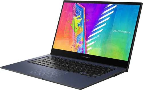 Miniatura 3 de ASUS VivoBook Go 14 Flip Thin and Light 2 en 1 Laptop 2 en 1, 14 pulgadas HD Touch, CPU Intel Celeron N4500, gráficos UHD, 4 GB de RAM, 64 GB eMMC