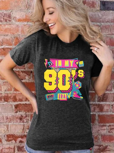 Miniatura 2 de Camisas de los años 80 para mujer, camiseta con estampado vintage de los años 80, ropa de fiesta casual de los años 80