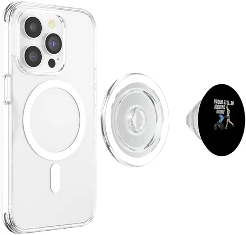 Miniatura 4 de Jogging Stroller Baby Running Buggy Workout Cardio Fitness PopSockets MagSafe PopGrip for iPhone