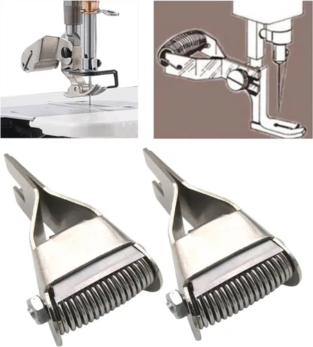 ckpsms Marca - 2PCS #GS1 máquina de coser industrial agarre cortar hilo cortador con cuchillo oculto