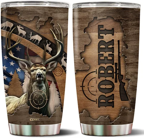 Miniatura 9 de Regalos personalizados de bajo para hombres, taza de café aislada de acero inoxidable de 20 onzas, vaso de viaje con tapa, regalo para amantes