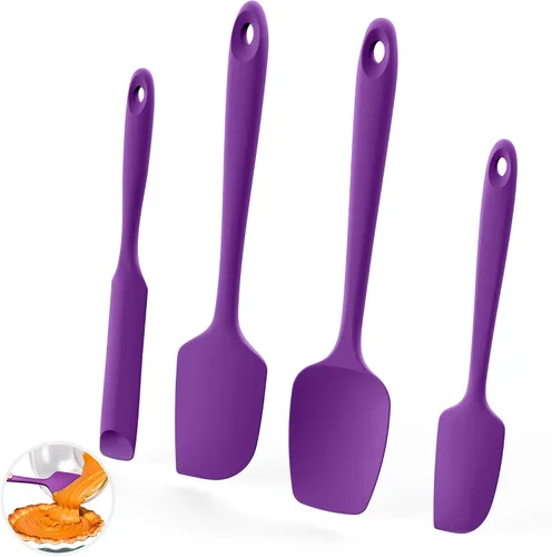 Miniatura 12 de U-Taste Espátulas de silicona resistentes al calor de 600ºF: Raspador de horneado de silicona flexible de grado alimentario, utensilios de cocina