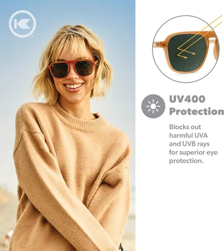 Miniatura 3 de Knockaround Pacific Palisades - Gafas de sol polarizadas para hombres y mujeres, protección completa UV400