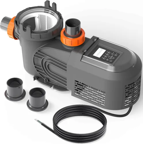 Bomba para piscina de velocidad variable, bomba de piscina de 3 HP para uso en/sobre el suelo, 220V-240V, bomba de piscina de alto flujo 11359GPH