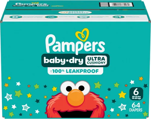 Miniatura 14 de Pampers Pañales - Baby Dry - Tamaño 6, 64 unidades, pañal desechable absorbente para bebés (el embalaje puede variar)