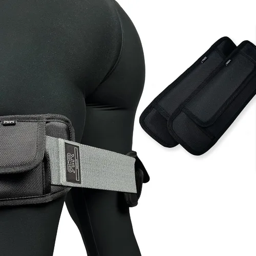 Miniatura 13 de Fundas Protectoras BADONKA para Bandas de Glúteos - Incluye 3 Bucles de Resistencia Opcionales de Tela o Látex - 3 Niveles de Resistencia - Bandas