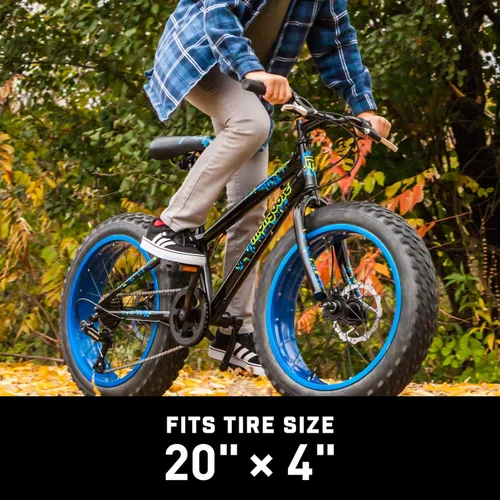 Miniatura 4 de Mongoose Tubo de bicicleta de neumático grueso, tubos interiores con válvula Schrader, se adapta a neumáticos de bicicleta de 20, 24, 26 y 27.5