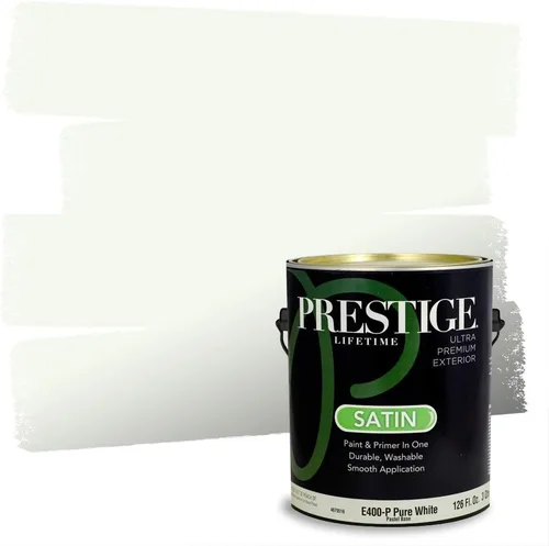 Miniatura 88 de PRESTIGE Pinturas Pintura interior e imprimación en uno, 1 galón, cáscara de huevo, aventura