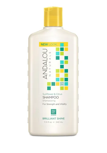 Miniatura 6 de Andalou Naturals Acondicionador de brillo brillante de girasol y cítricos, 11.5 onzas