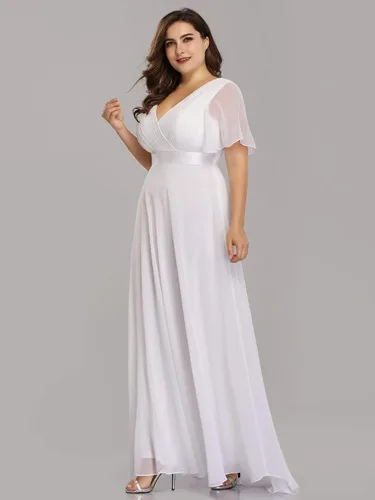 Miniatura 4 de Ever-Pretty 09890 Maxi vestido de fiesta de noche, con cuello en V doble, para mujer