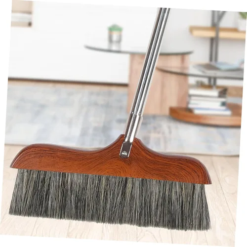 Miniatura 3 de Escoba reutilizable de limpieza de suelos para uso en interiores, escoba de limpieza del hogar resistente con recogedor para barrer suelos, cocina
