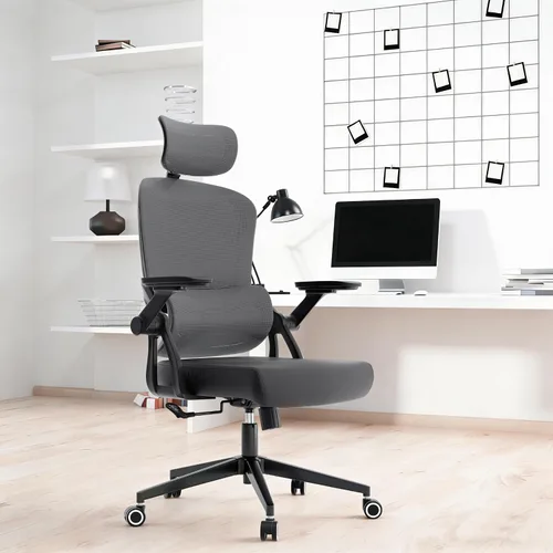 Miniatura 11 de Ergonomic Office Chair - 350LB Comfy Desk Chairs with Adjustable Lumbar Back and Support, Mesh Computer Chairs with Wheels and Arms for Home Office