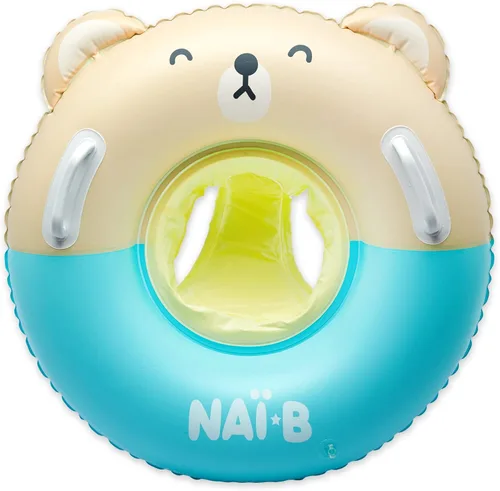 NAI-B - Flotador de natación para bebé, anillo inflable de piscina con asiento, anillo flotante para entrenamiento de natación para niños de 2 a 5