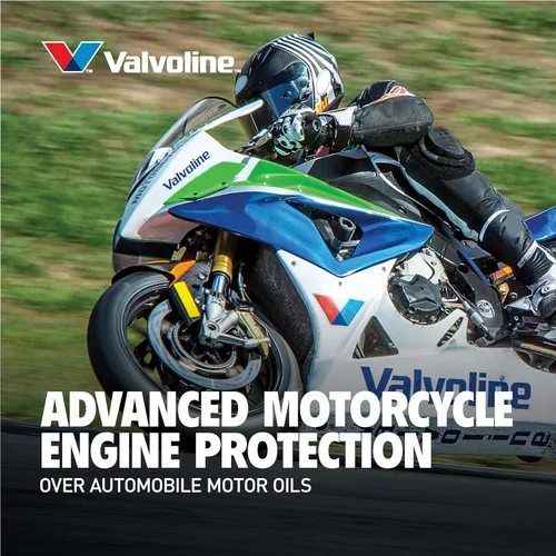 Miniatura 7 de Valvoline Aceite de motor sintético completo para motocicleta de 4 tiempos 20W-50, 1 cuarto de galón