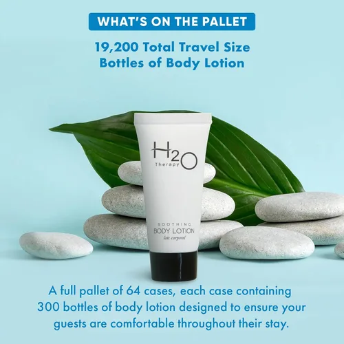 Miniatura 4 de H2O Therapy Loción hotelera Juego de artículos de tocador de hotel de tamaño de viaje para Airbnb Essentials, loción de 0.85 onzas, paleta