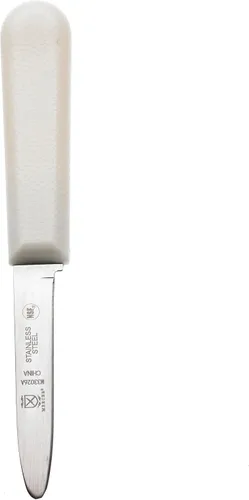 Miniatura 6 de Mercer Culinary Cuchillo de ostras estilo Boston con mango de polietileno, 3 pulgadas, color blanco