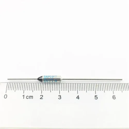 Miniatura 2 de Fusible Térmico BF77 BF 77C 170.6 °F 10A 250V Cutoff TF Pellet TCO Plomo Axial Enlaces de temperatura