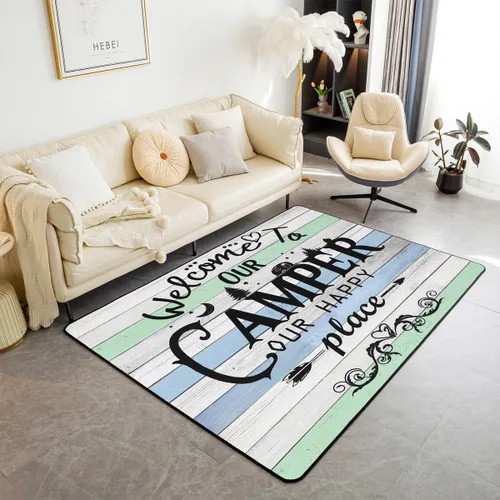 Miniatura 17 de Erosebridal American Flag Area Rugs 3x5 for Bedside Kitchen Army Green Camo Washable Rug Bear Claw Hunting Theme Decorative Accent Rug Camoflage