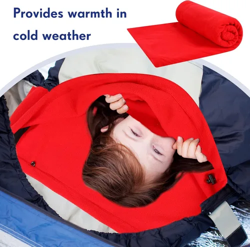 Miniatura 4 de Mixweer 3 piezas de forro polar para saco de dormir para adultos, clima cálido o frío, 75 pulgadas, añade 12 grados Fahrenheit más calor, forro