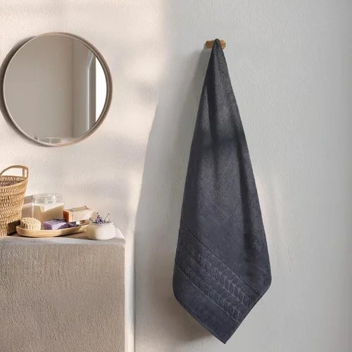 Miniatura 8 de BAGNO MILANO Toallas de baño de algodón turco orgánico, colección jacquard de lujo, certificadas orgánicas altamente absorbentes, juego de toallas
