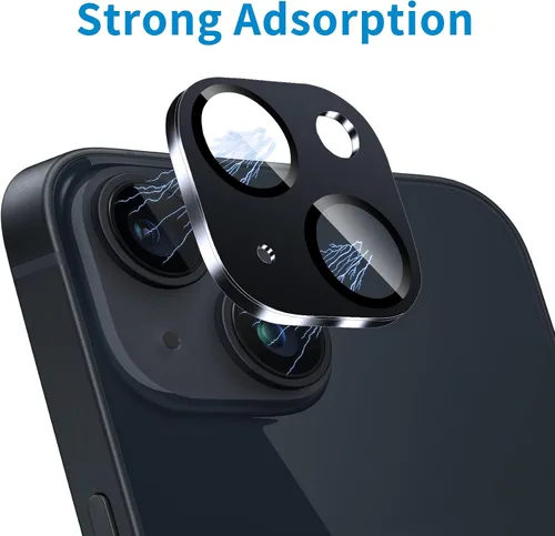 Miniatura 10 de Protector de lente de cámara diseñado para iPhone 12 Pro Max, con diamantes de imitación 3D con diamantes de imitación 9H, vidrio templado, Rosado