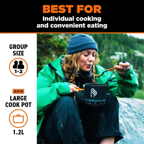 Miniatura 3 de Jetboil TrailCook - Sistema de cocción para estufa de camping y mochilero de 1.2L con control de calor ajustable, nuevo para 2026