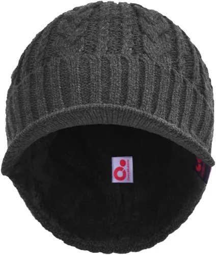 Miniatura 38 de Janey&Rubbins Gorro de punto diario con orejeras con forro polar y calavera