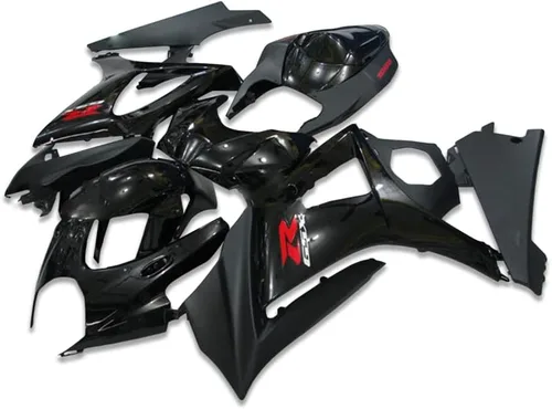 Carenado de carrocería negro mate brillante de plástico apto para Suzuki 2007 2008 GSXR 1000 inyección ABS nuevo Aftermarket Kit Kit GSXR-1000 07 08