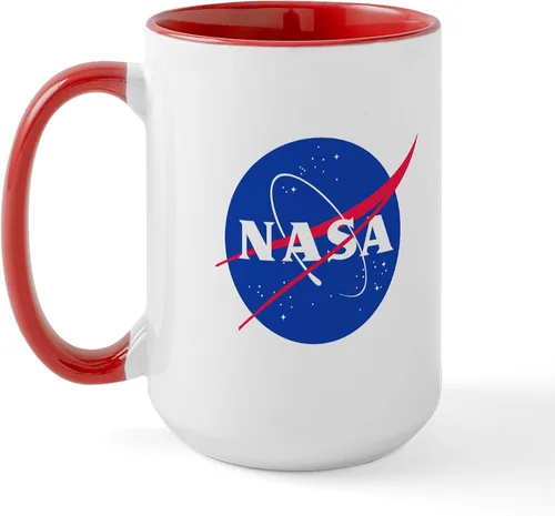 Miniatura 10 de CafePress NASA - Taza grande de cerámica para café, 15 oz (15.0 fl oz)